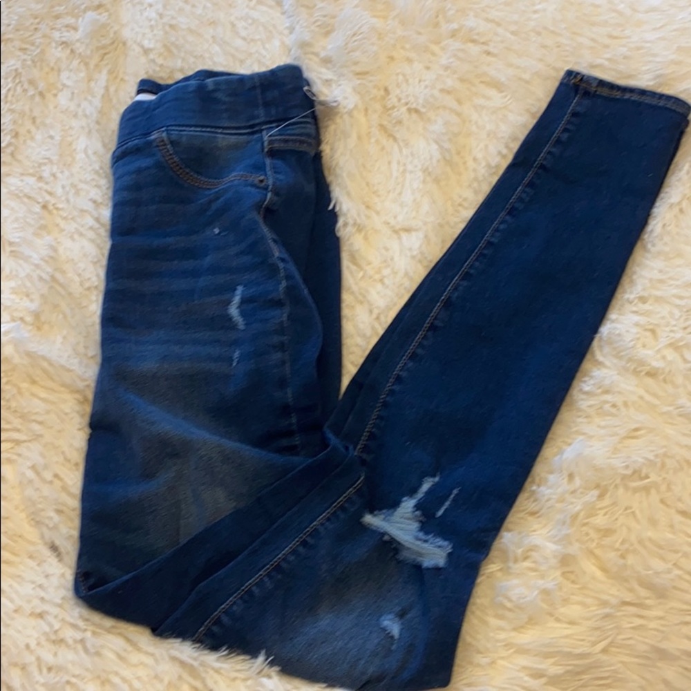 Denim jeggings